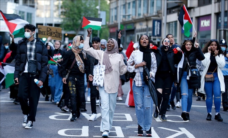 لندن.. تدابير لمنع احتكاك مؤيدين لإسرائيل مع مناصرين لفلسطين